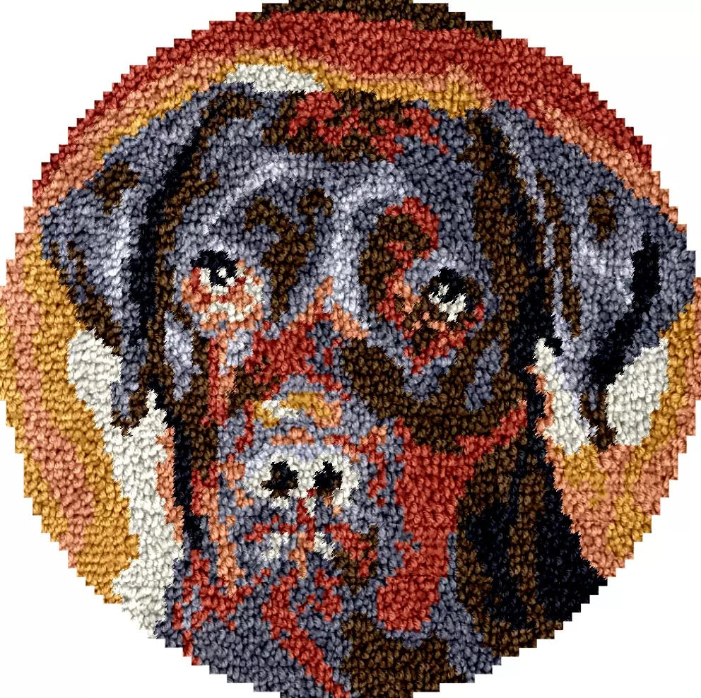 Latch Hook Rug Kit - Dog