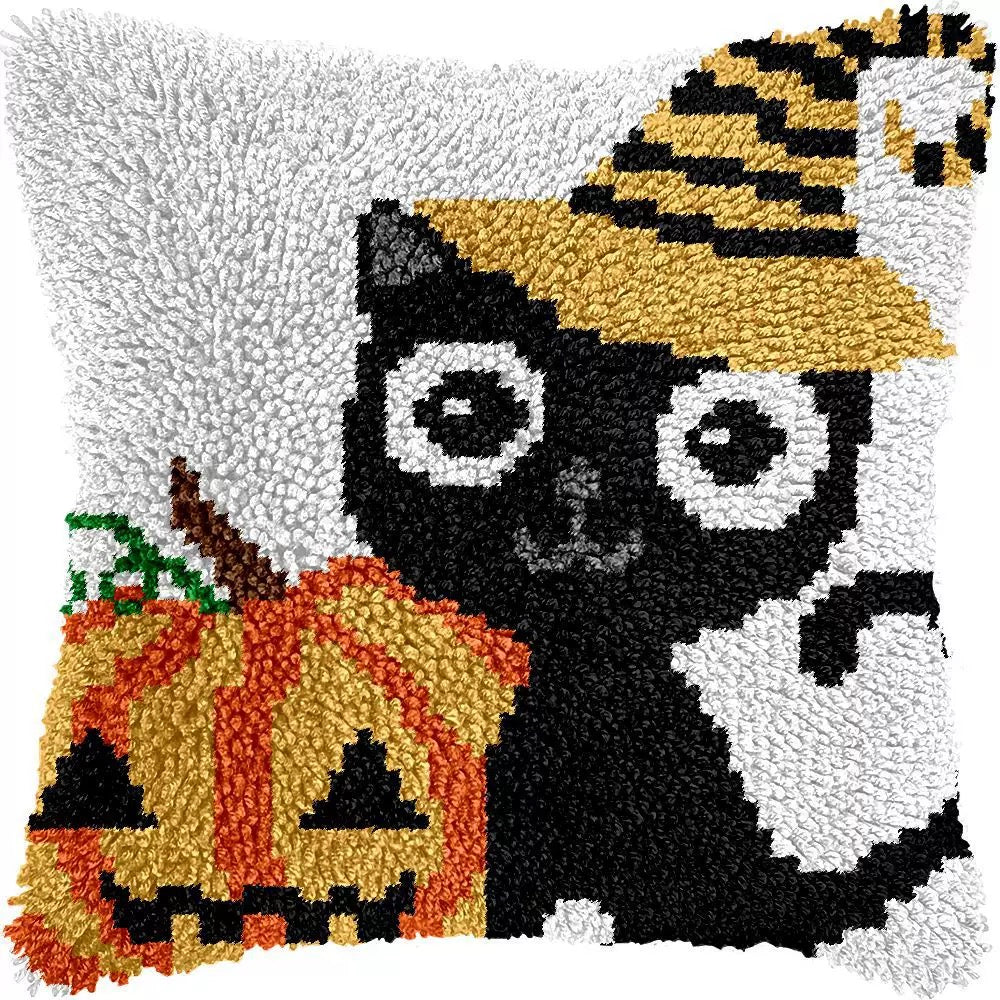 Latch Hook Pillow Kits - Halloween