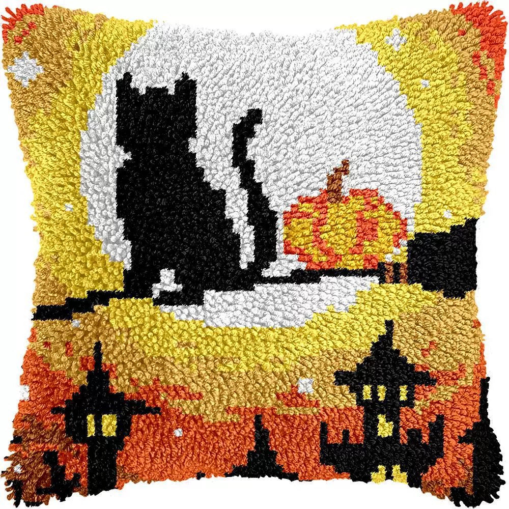 Latch Hook Pillow Kits - Halloween