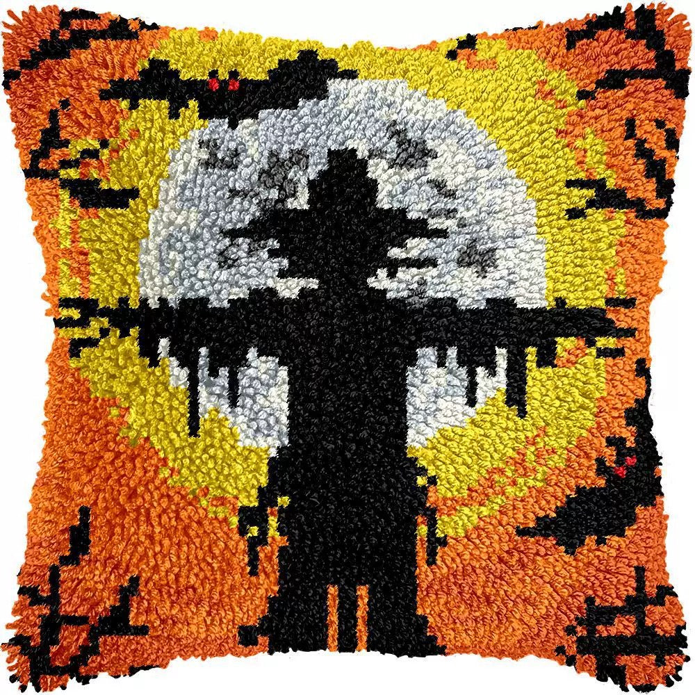 Latch Hook Pillow Kits - Halloween