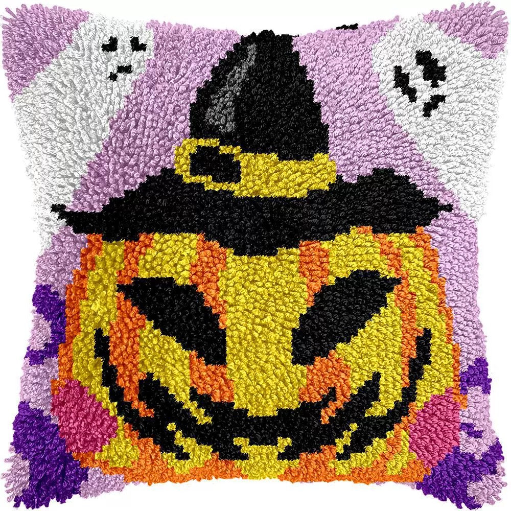 Latch Hook Pillow Kits - Halloween