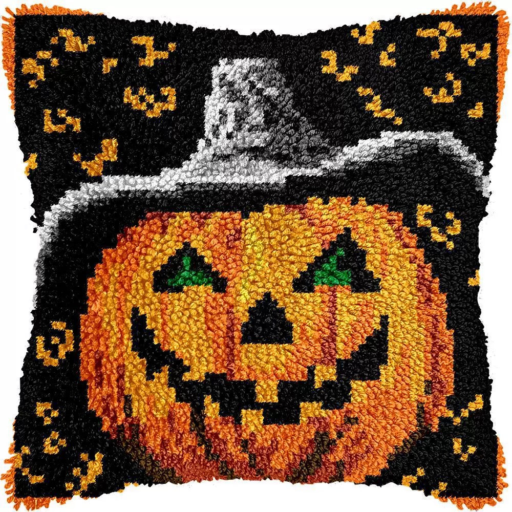 Latch Hook Pillow Kits - Halloween