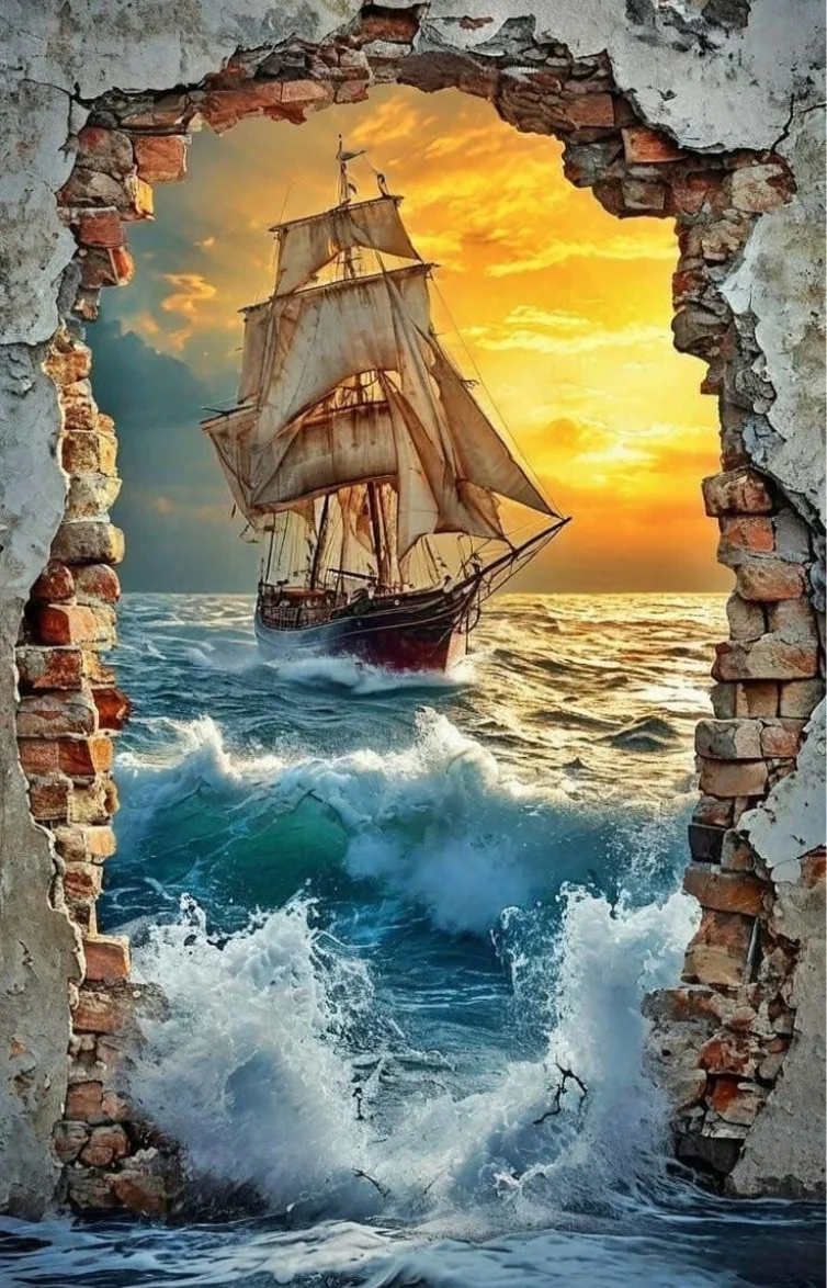 DIY Diamond Painting Kits - Zeilboot