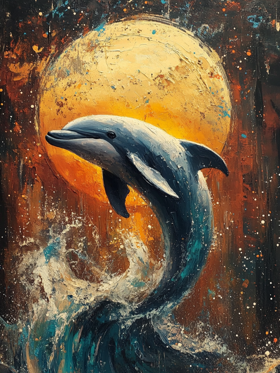 DIY Diamond Painting Kits - Dolphins