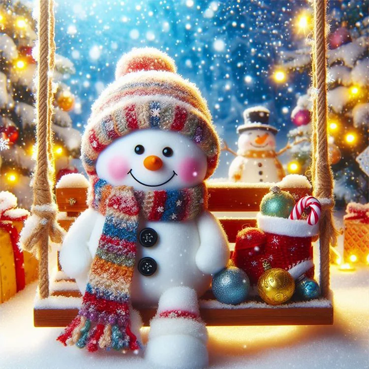 DIY Diamond Painting Kits - Snowman