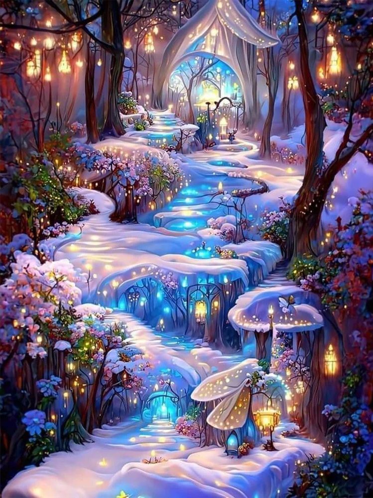 DIY Diamond Painting Kits - Fantasy Landscape