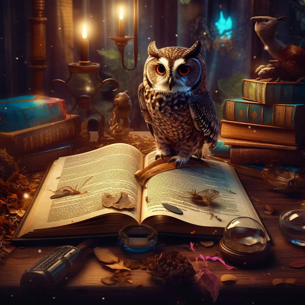 DIY Diamond Painting Kits - Owl On The Desk