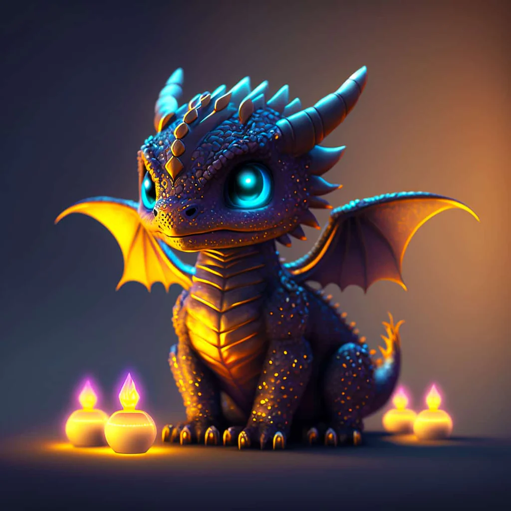 DIY Diamond Painting Kits - Young Dragon