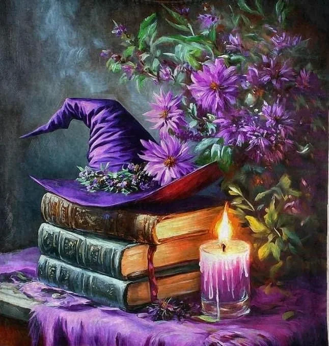 DIY Diamond Painting Kits - Books And Witch Hats