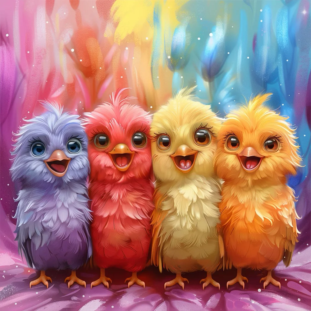 DIY Diamond Painting Kits - Colorful Birds