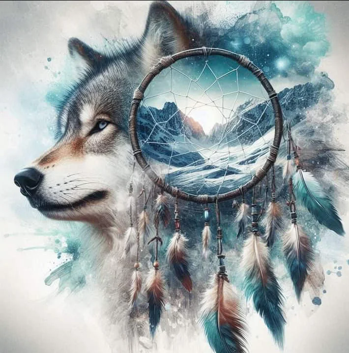 DIY Diamond Painting Kits - Abstract Wolf