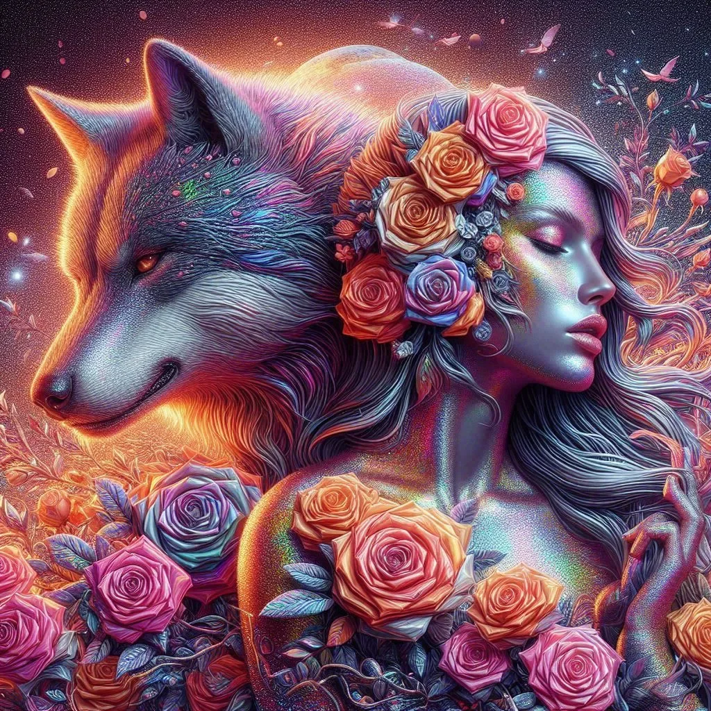 DIY Diamond Painting Kits - Women And Wolves