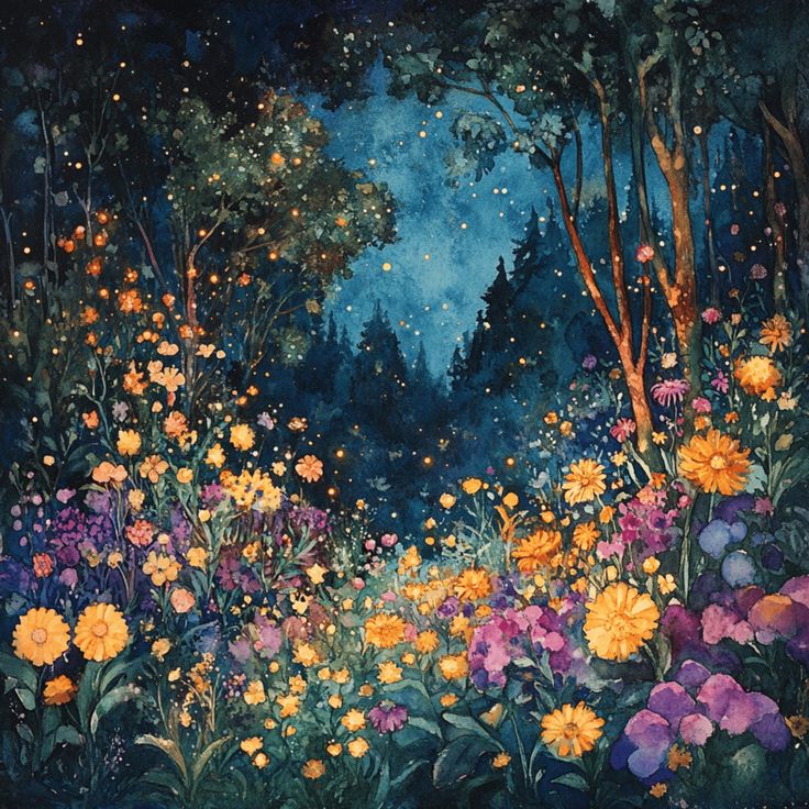 Painting By Numbers Kit - Garden Scenery