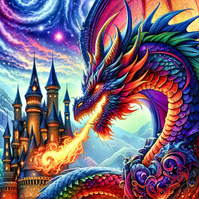 DIY Diamond Painting Kits - Dragon