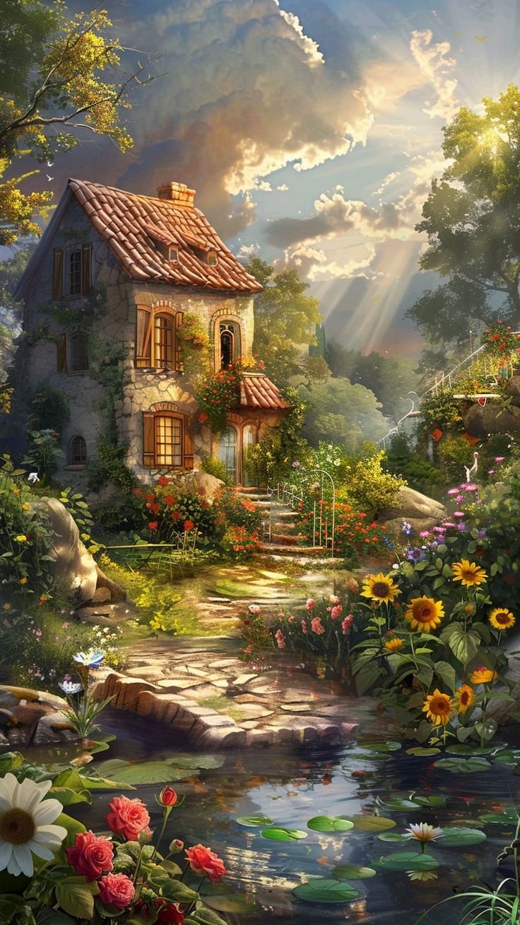 DIY Diamond Painting Kits - Forest House