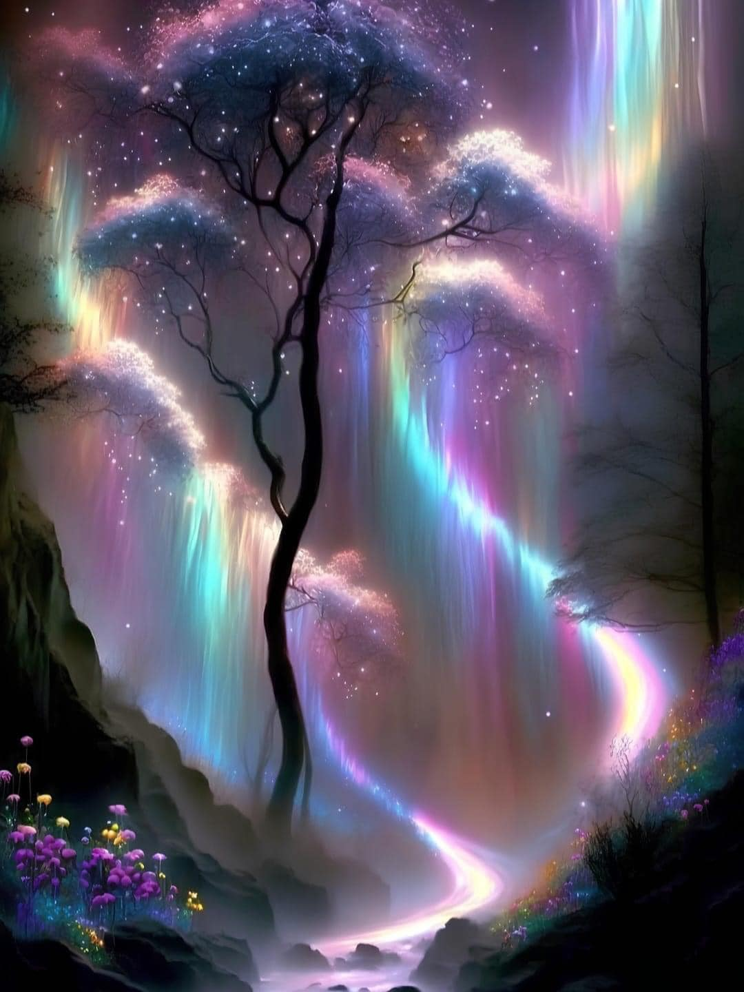 DIY Diamond Painting Kits - Aurora Forest
