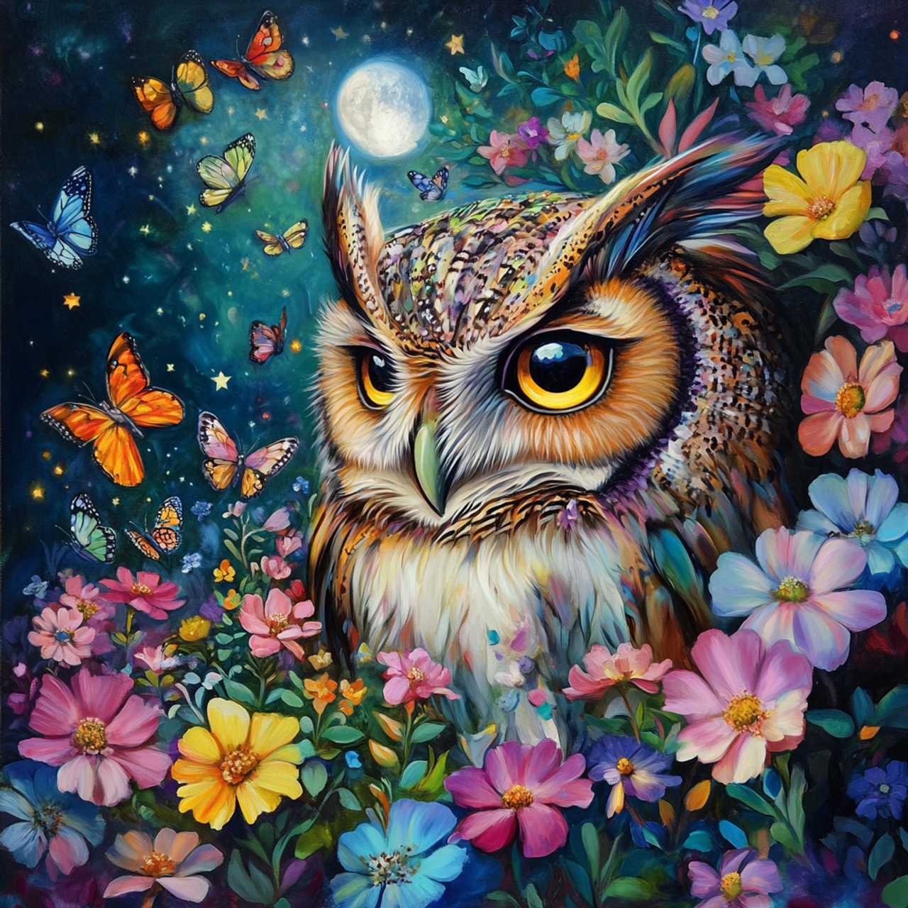 DIY Diamond Painting Kits - Owl