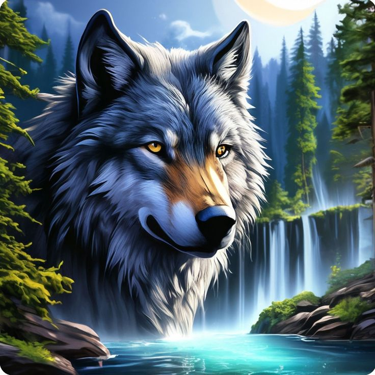 DIY Diamond Painting Kits - Wolf