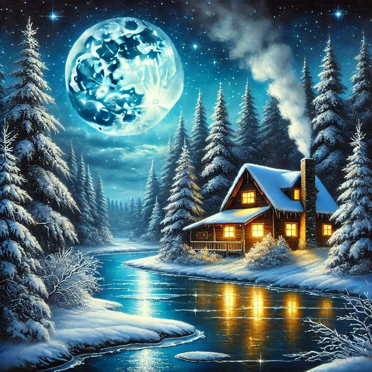 DIY Diamond Painting Kits - Lakeside House