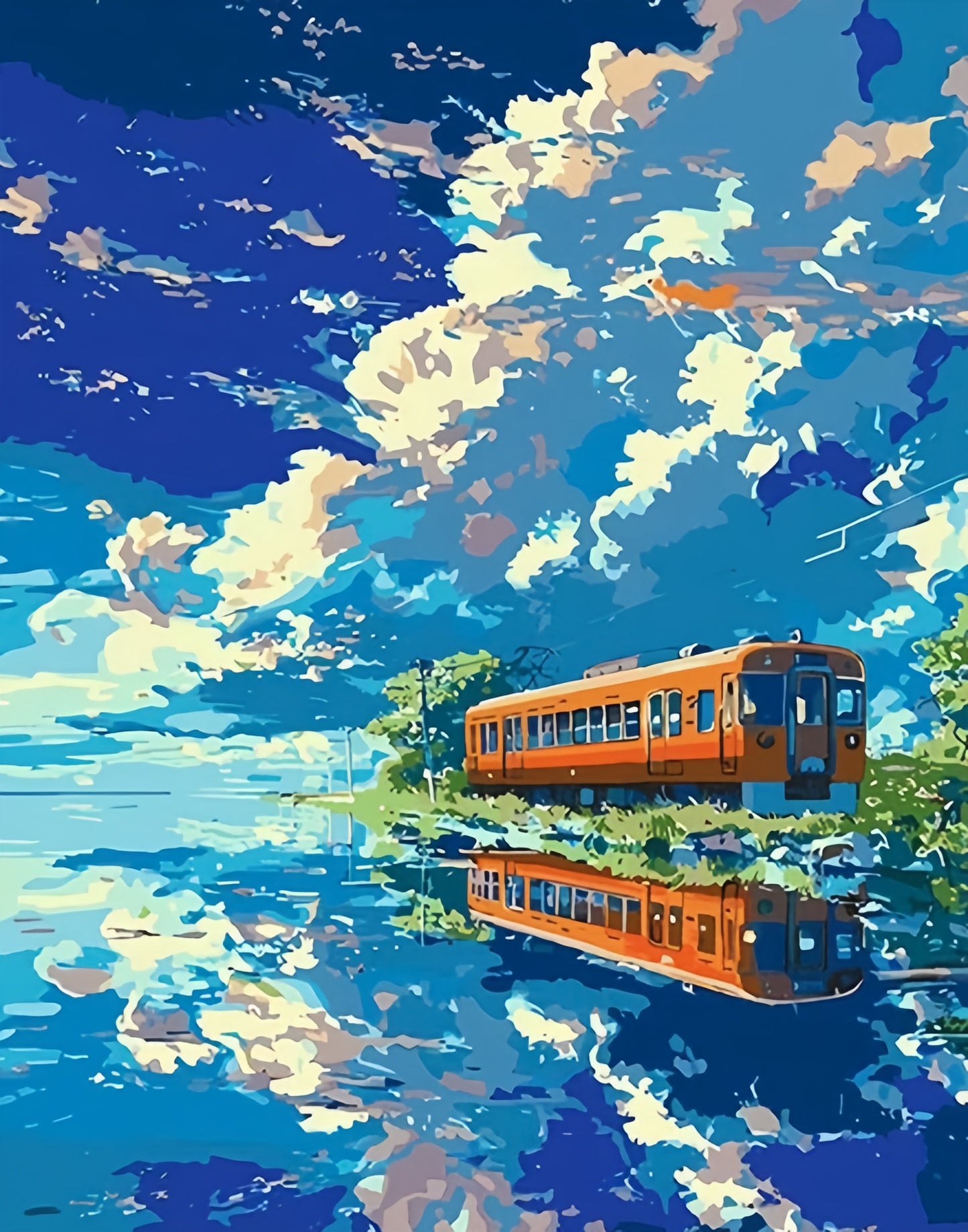 Painting By Numbers Kit - Fantasy Landscape