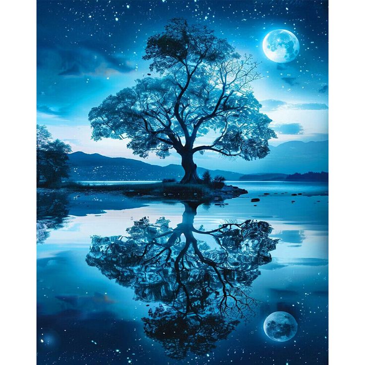 DIY Diamond Painting Kits - Reflection Of Tree