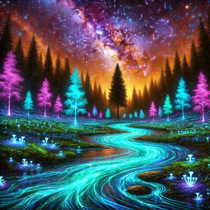 DIY Diamond Painting Kits - Aurora Forest