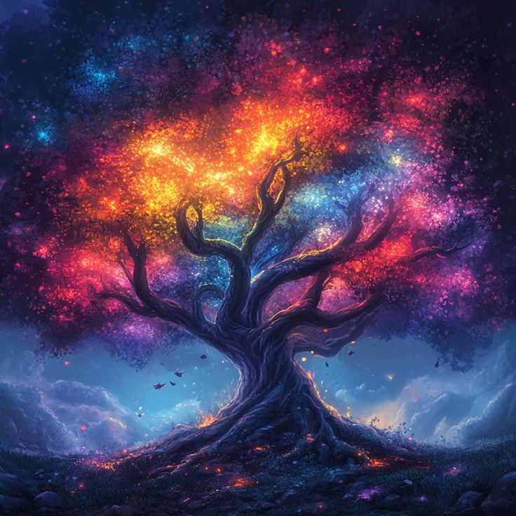 DIY Diamond Painting Kits - Flashing Tree
