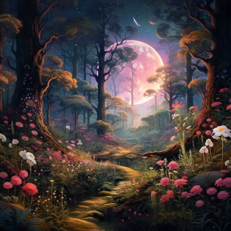 DIY Diamond Painting Kits - Beautiful Forest Scenery