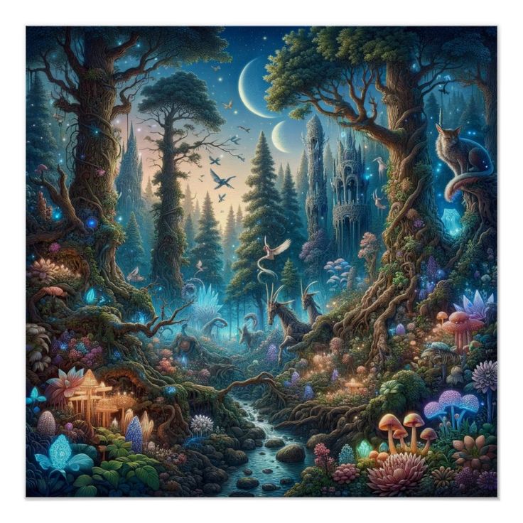 DIY Diamond Painting Kits - Beautiful Forest Scenery