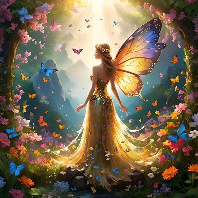 DIY Diamond Painting Kits - Butterfly Fairy