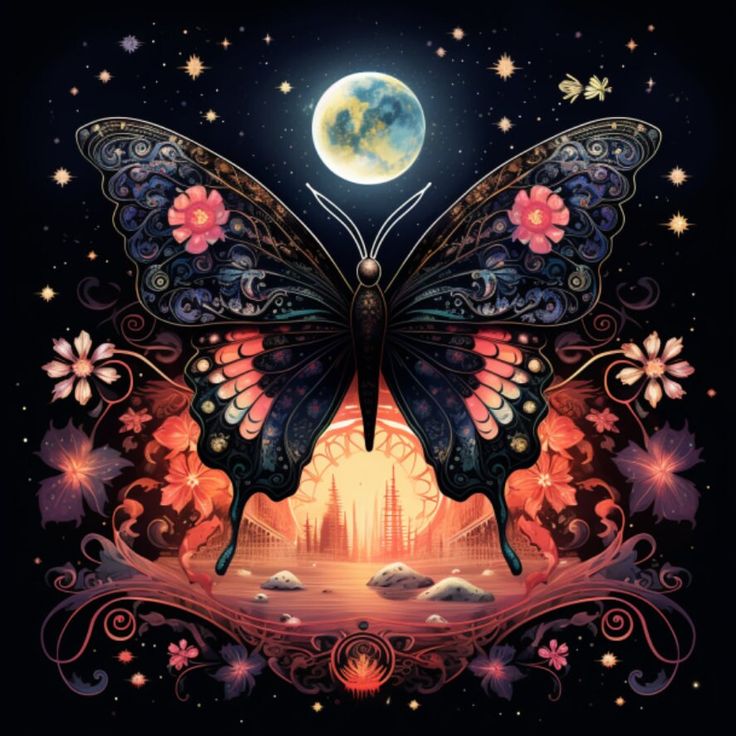 DIY Diamond Painting Kits - Beautiful Butterfly