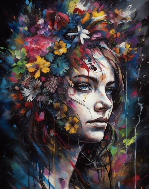 DIY Diamond Painting Kits - Abstract Beautiful Woman
