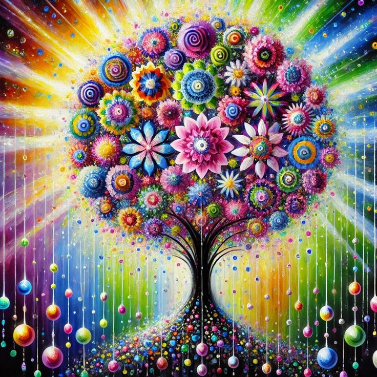 DIY Diamond Painting Kits - Abstract Tree