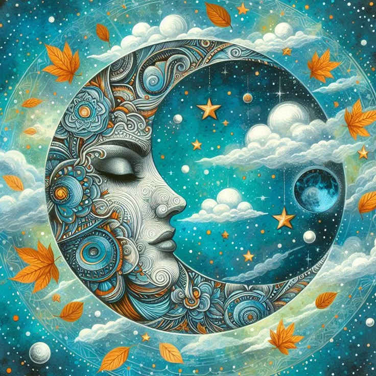 DIY Diamond Painting Kits - Abstract Moon
