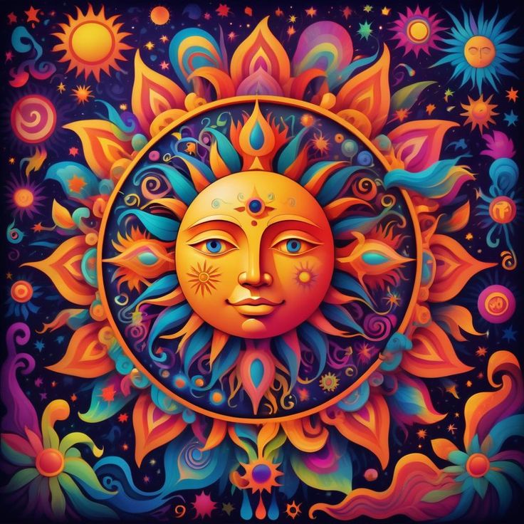 DIY Diamond Painting Kits - Abstract Sun