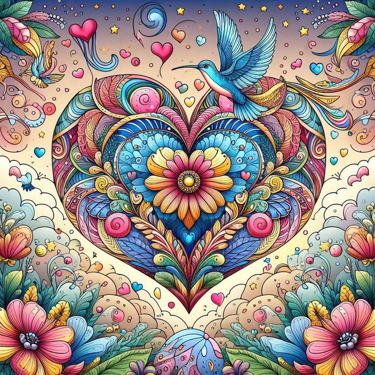 DIY Diamond Painting Kits - Abstract Heart