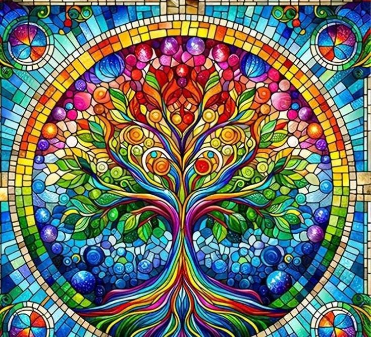 DIY Diamond Painting Kits - Abstract Tree