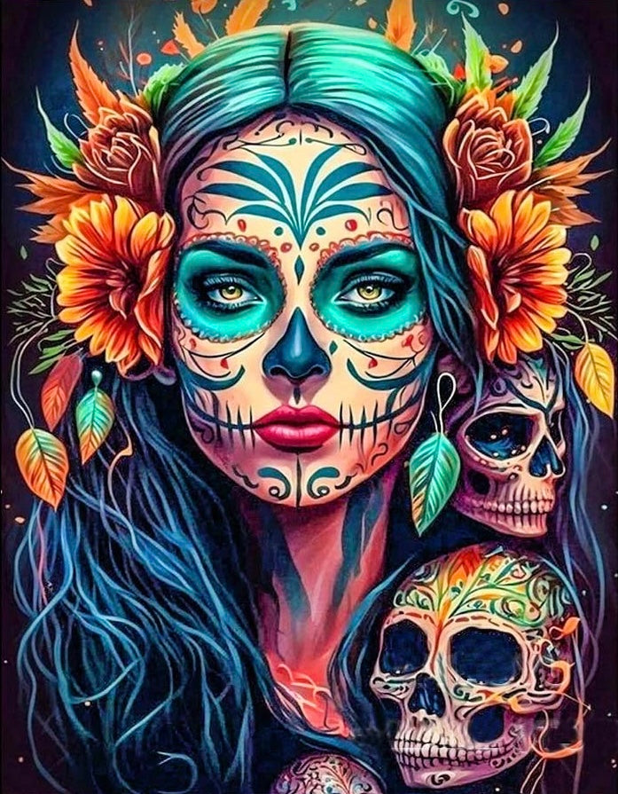 DIY Diamond Painting Kits - Scary Woman
