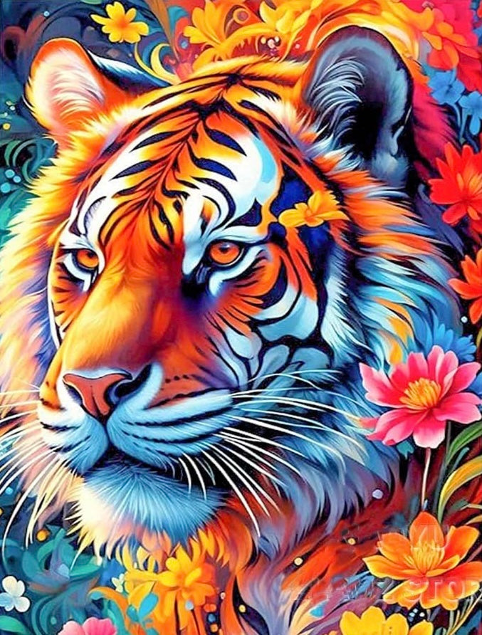 DIY Diamond Painting Kits - Tiger