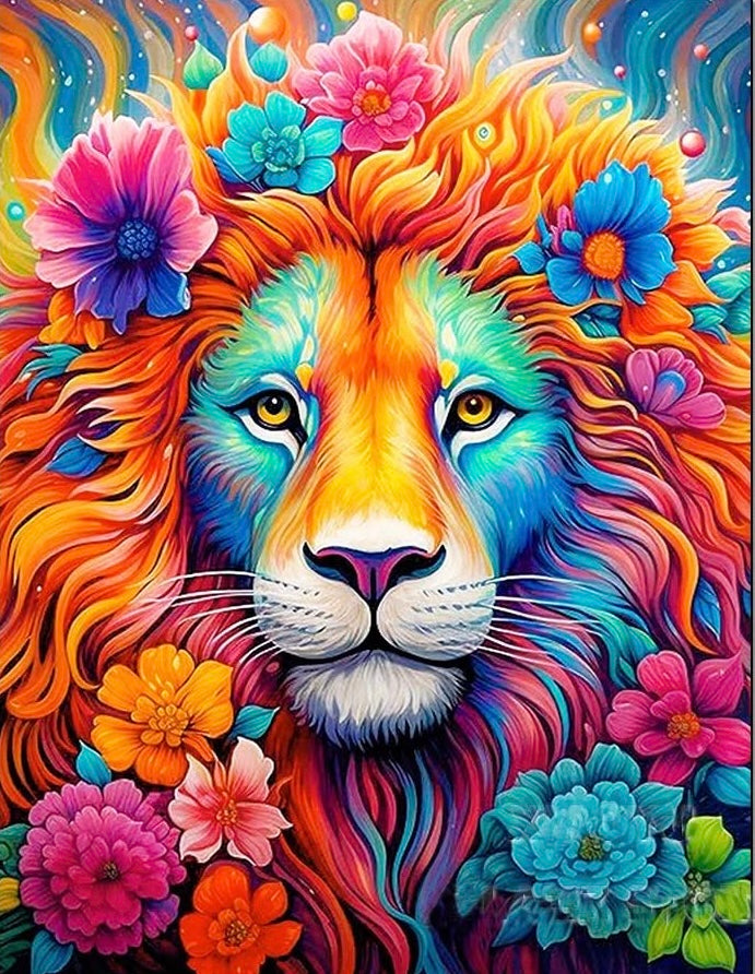 DIY Diamond Painting Kits - Lion