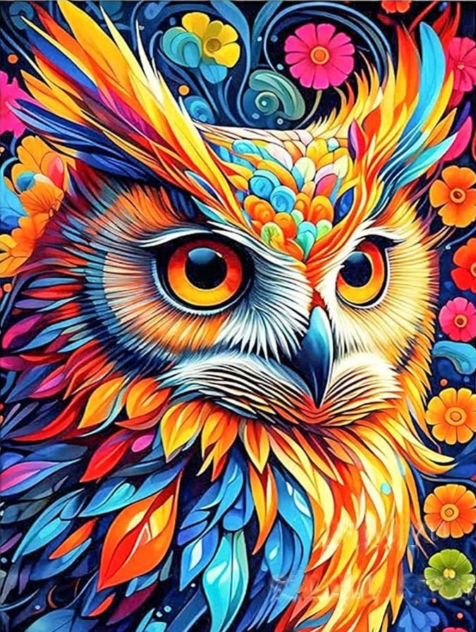 DIY Diamond Painting Kits - Owl