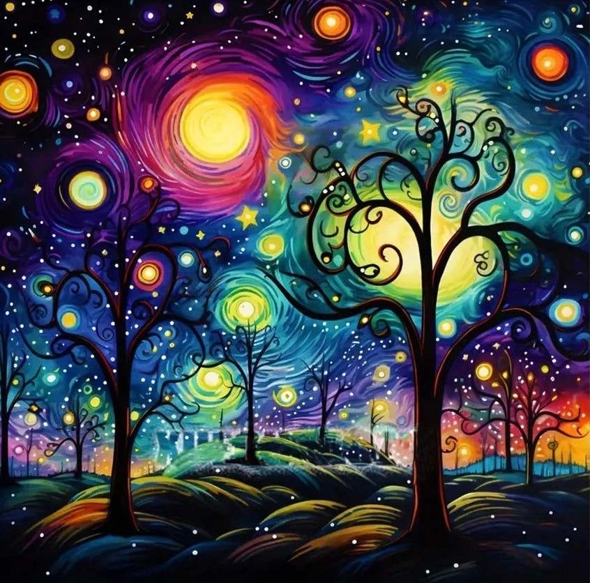 DIY Diamond Painting Kits - Abstract Forest