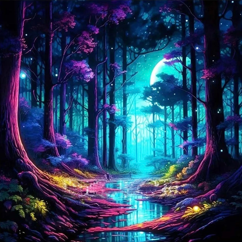 DIY Diamond Painting Kits - Abstract Forest