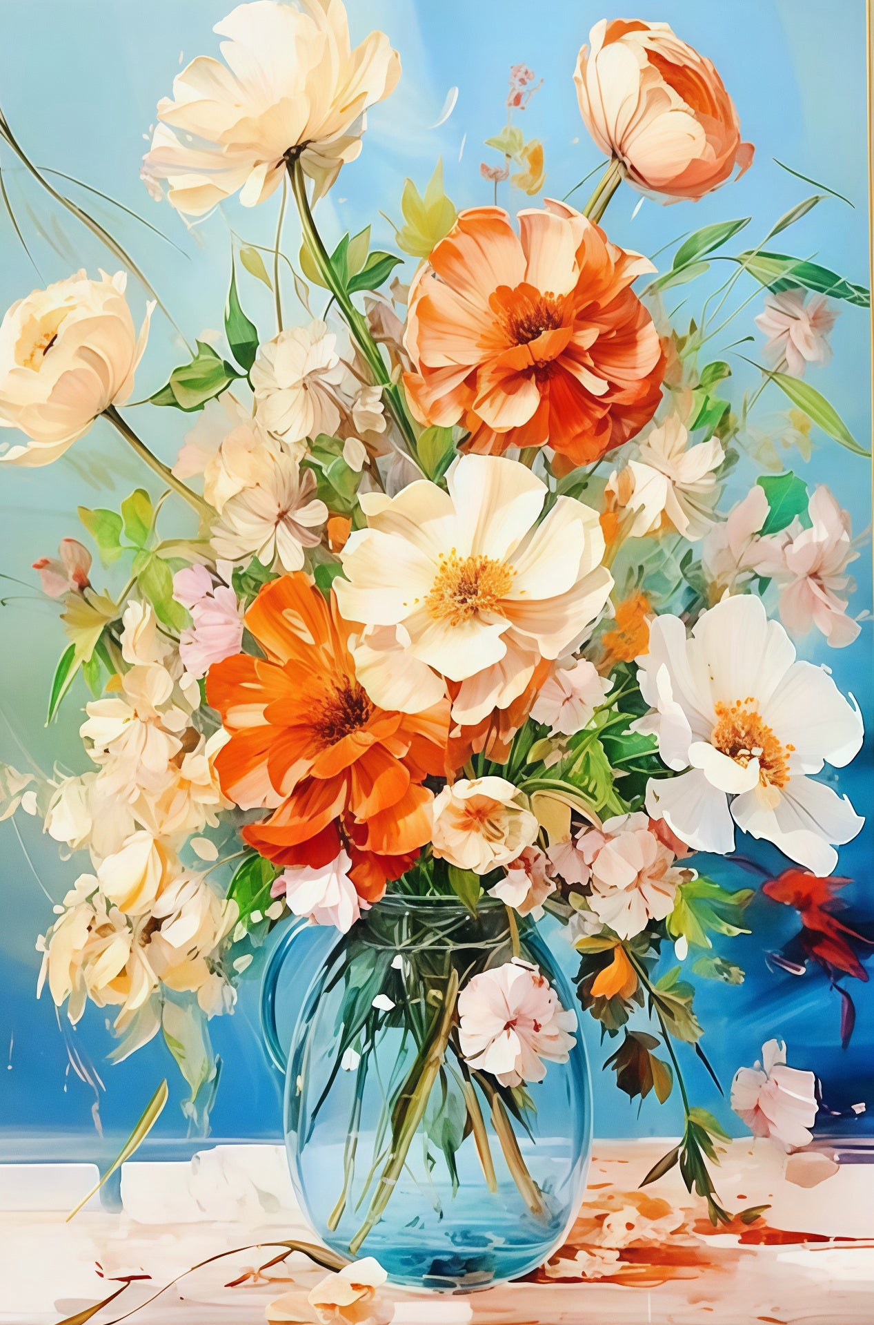 DIY Diamond Painting Kits - Flowers