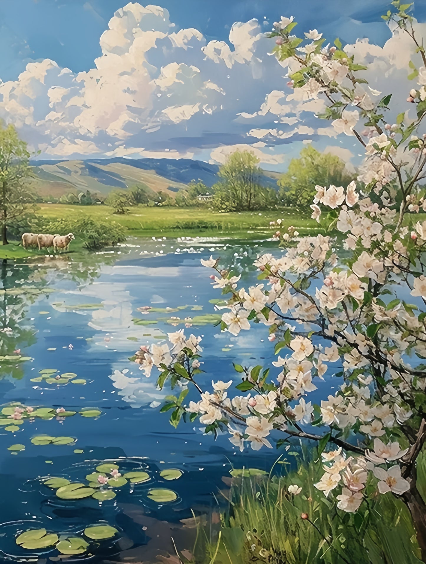 Painting By Numbers Kit - Beautiful Scenery