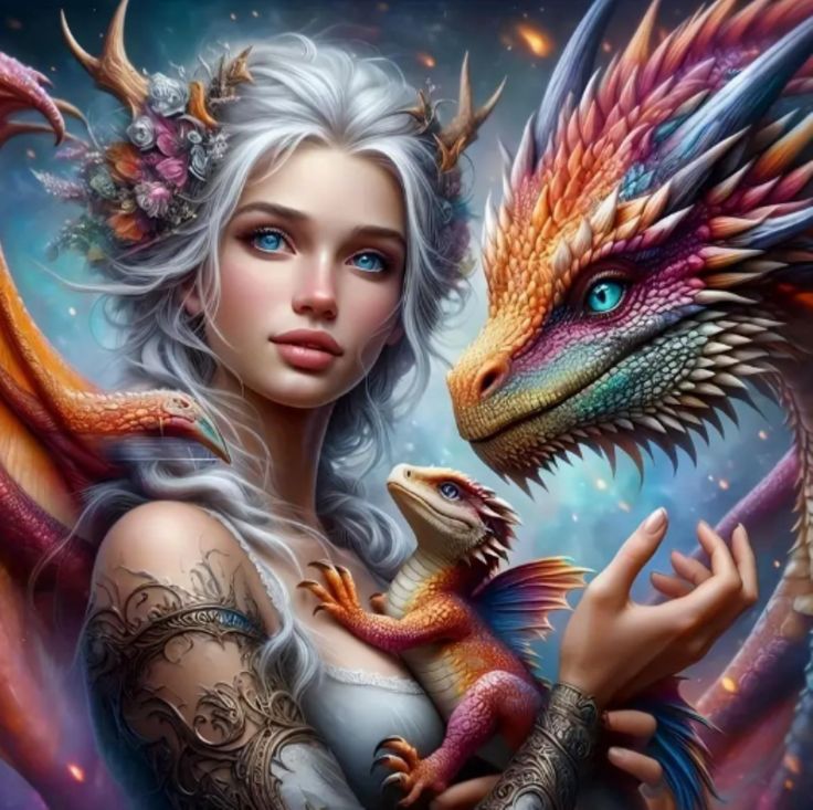 DIY Diamond Painting Kits - Beauty and Dragon