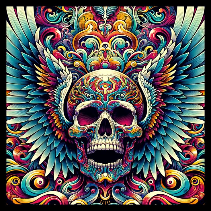 DIY Diamond Painting Kits - Abstract Skeleton