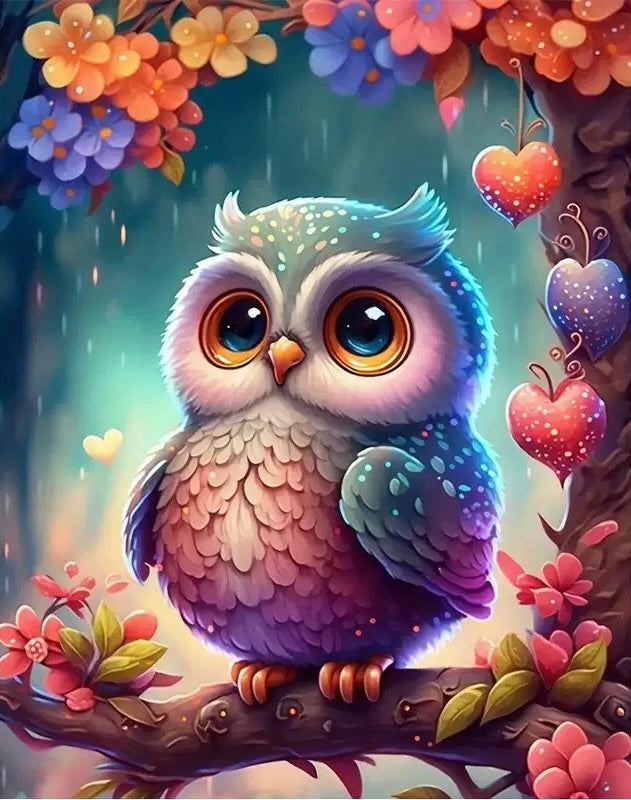 DIY Diamond Painting Kits - Cute Owl