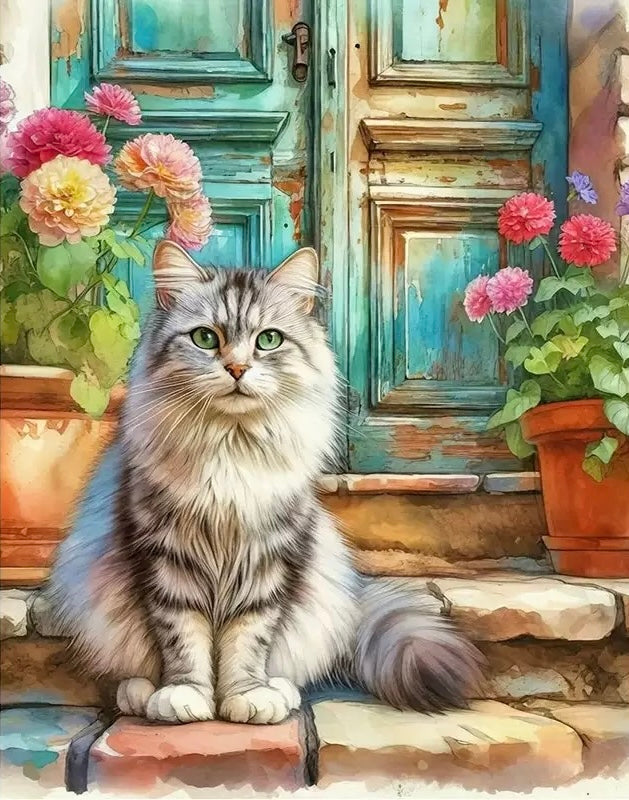 DIY Diamond Painting Kits - Cat