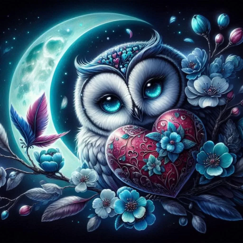 DIY Diamond Painting Kits - Owl
